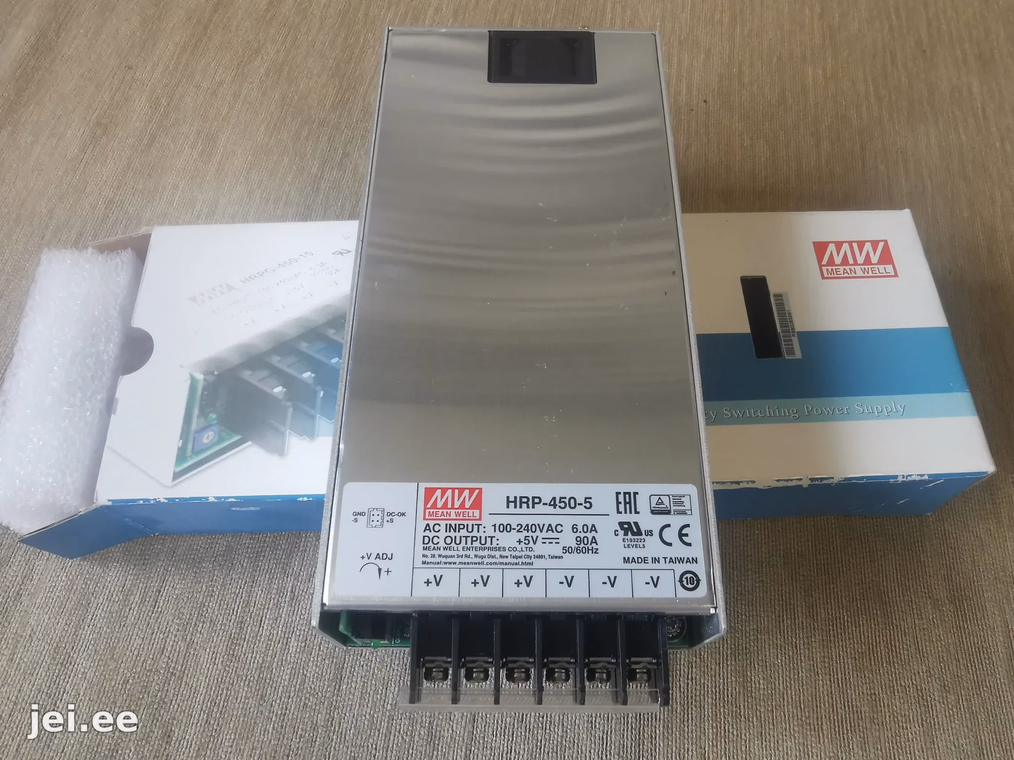 Mean Well HRP-450-5 tööstuslik toiteplokk 450 W – Toiteplokid, Tallinn